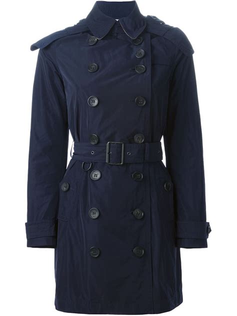 burberry balmoral trench navy|Burberry trench coat women.